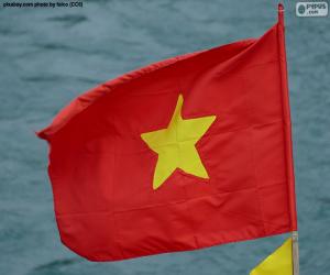 yapboz Vietnam bayrağı